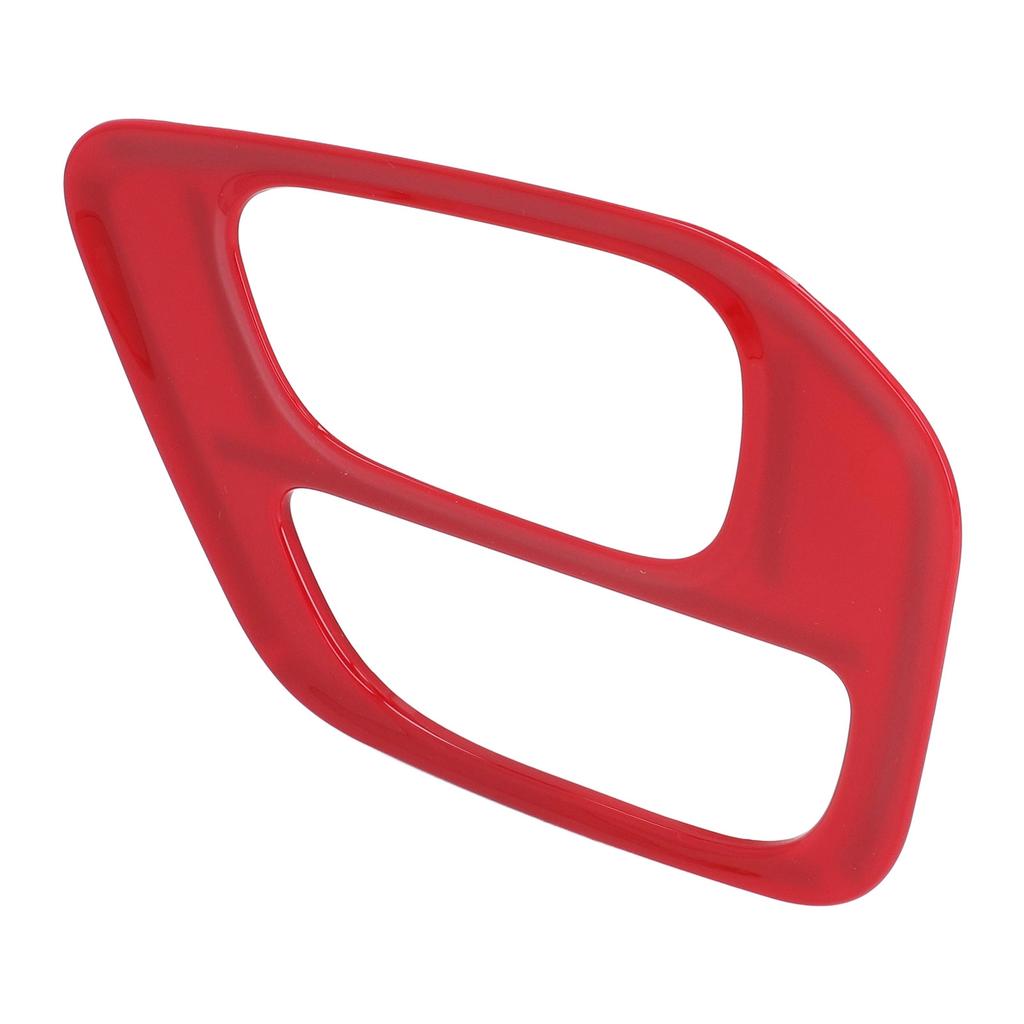 Gear Shift Panel Frame Trim Anti UV Wearproof Replacement for Dodge Challenger 2015‑2021Red