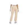 Nike High-Waist Drawstring Sports Pants With Solid Color Brand Logo Women Bottoms Khaki DQ5887-200