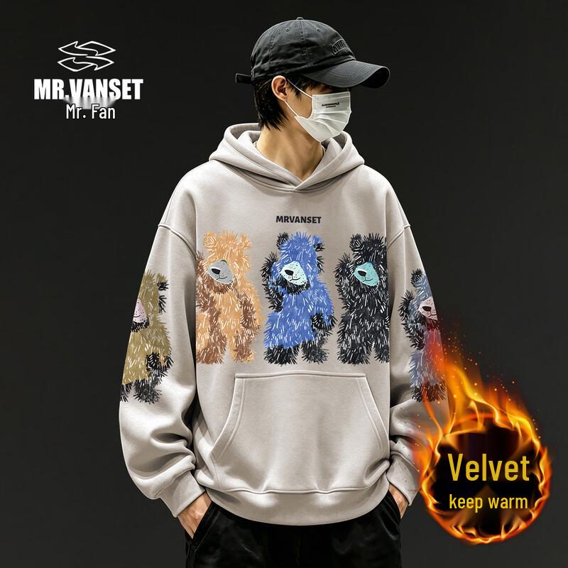 VAALEADING Casual Hip-Hop Graphic Hoodie