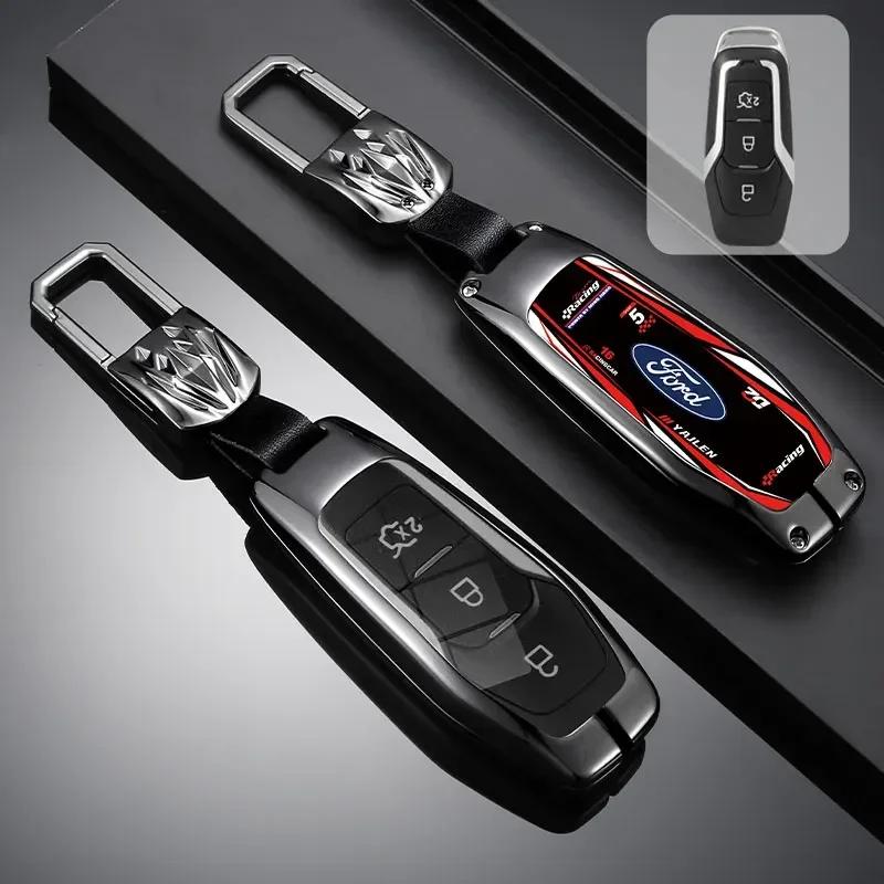 Nová samolepka na auto 2026 2025 Horký kryt pouzdra na klíče od auta Skořepina Závodní designové doplňky Pro Ford Fusion Mondeo Mustang F-150 Expl