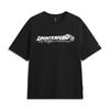 Outdoor CF Print Cool Moisture-Wicking Comfortable Loose Round Neck Short Sleeve T-Shirt Unisex Tops Black ATSW047-2