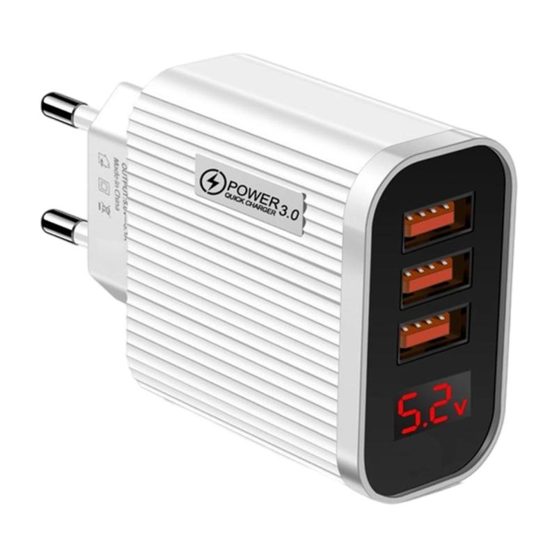 

30W USB Quick Charging USB 3.1A Fast Charging Mobile Phone Adapter Wall Charging Adapter For Mobile Phone Tablet 1 білий