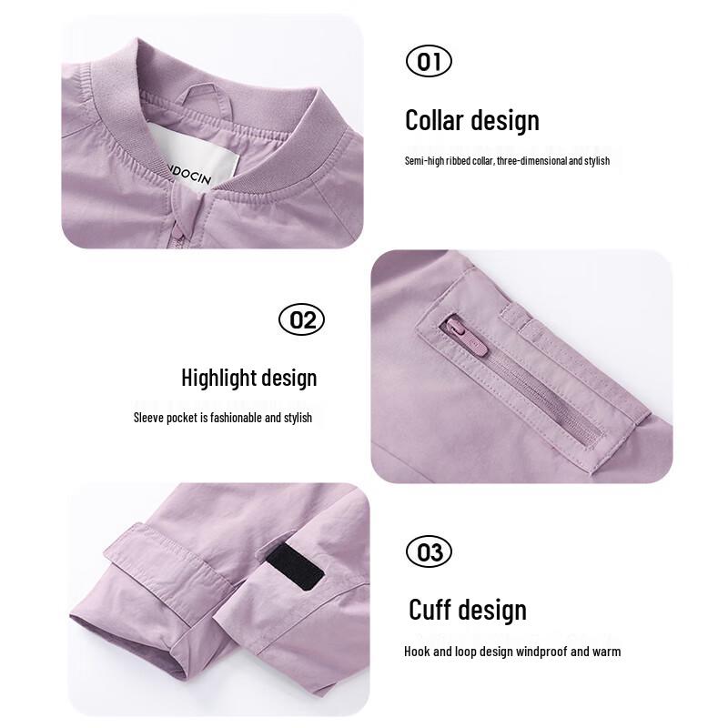 BanDuxian Girl's Softshell Water-Repellent Jacket