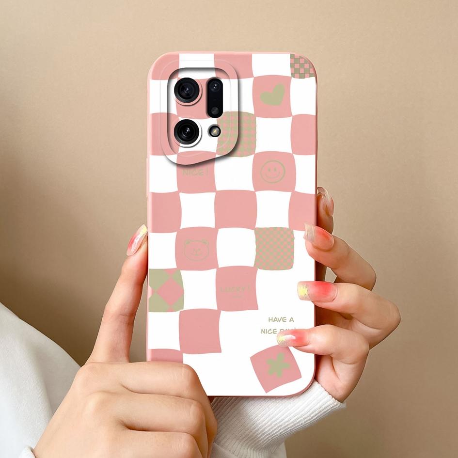 

Для OPPO Narzo 50A Prime K5 K7 K7X K9X K10 Pro задняя крышка жидкостного мягкого силикона квадратный матовый противоударный защитный узор в клетку для бампера OPPO OPPO Neo 9