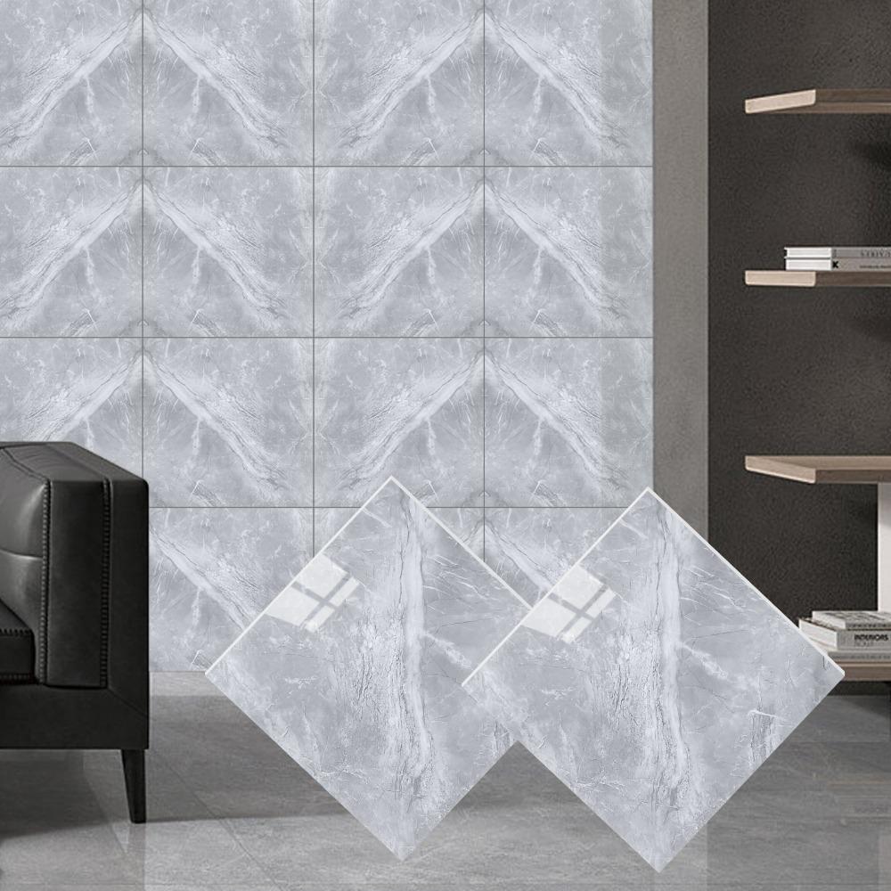 12/1PCS 3D Imitation Tile Wall Stickers Self-adhesive Wall Decor Bathroom Floor Waterproof Moisture-proof Kitchen Wallpaper