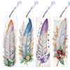 4Pcs DIY Irregular Shaped Diamonds Diamond Art Bookmark for DIY Making Beginners Adult Art Craft Supplies Handmade Birthday Gift