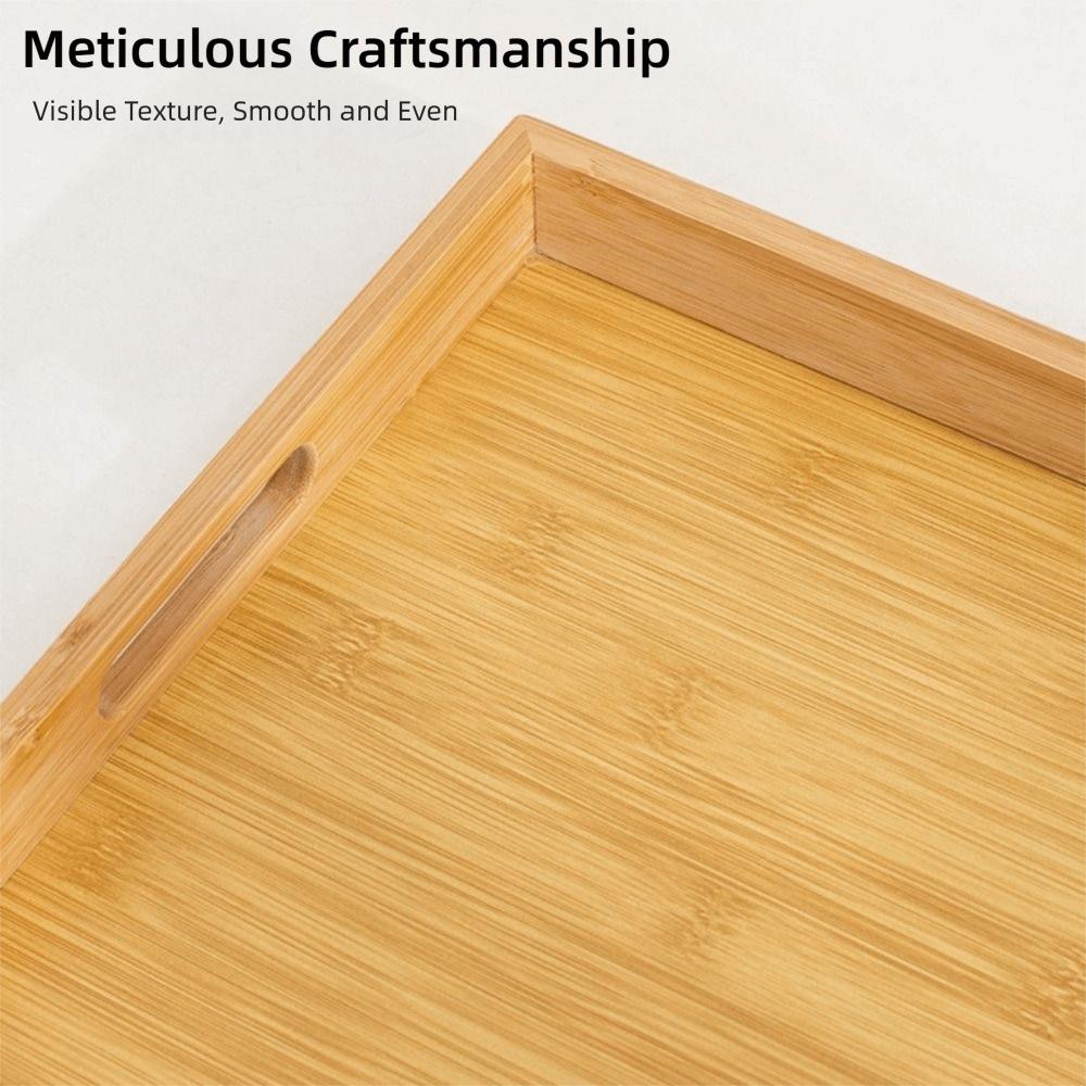 With Handle Food Storage Trays Rectangular Serving Tray Decorate Tray Dessert Pallet  Coffee Table