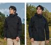Unisex 3-in-1 Windproof Waterproof Mountaineering Jacket with Fleece Liner for Autumn and Winter