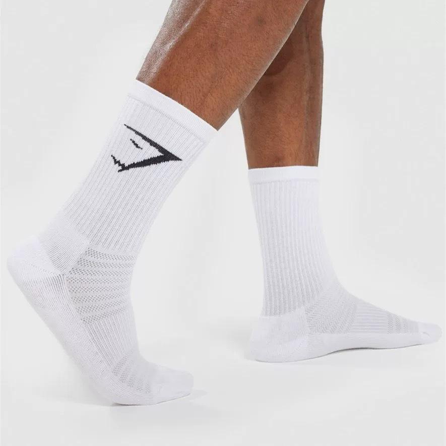 Shark Socks High-Top Sports Training Socks for Men & Women - Outdoor Fitness & Running with Towel Bottom
