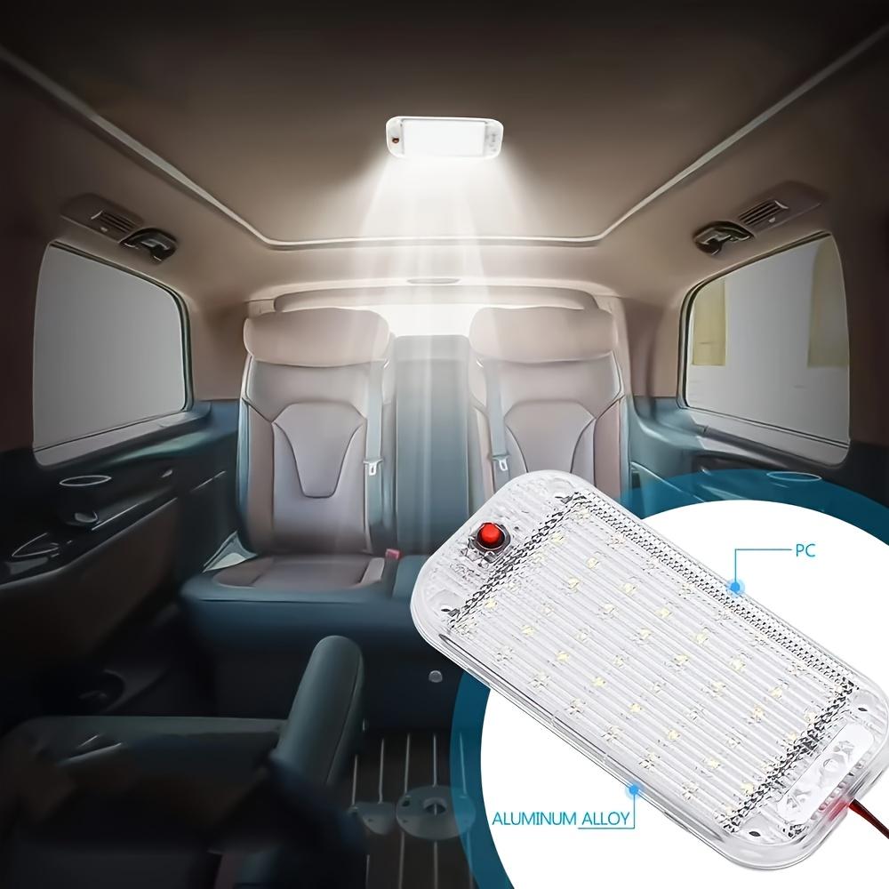LED Car Interior Light Panel Set with Switch, Slim Cabin Lamp for Multiple Install