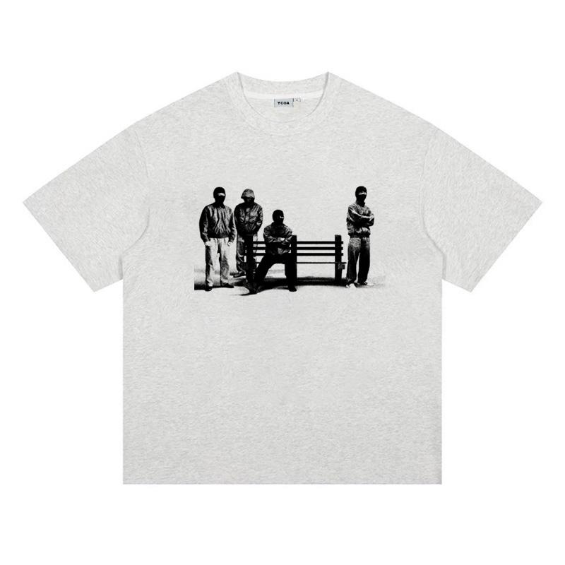 

Men TShirt Graphic Oversized 100 Cotton Aesthetic Summer Vintage Korean Harajuku Short Sleeve Tops Tee Y2k Streetwear Clothing S