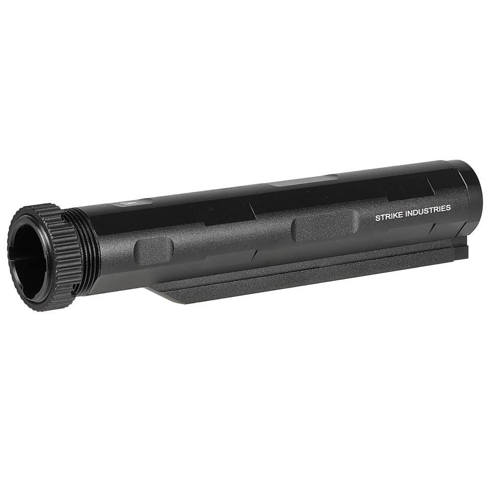 Ryohin Buhin SI Pit Stock & Buffer Tube Set for M4/M16 Series Electric Guns, Replica, CNC Aluminum Alloy, Black