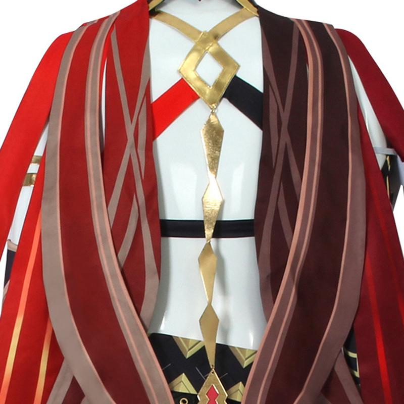 Dehya Cosplay  Cosplay Costume Dehya Wig Sexy Women Uniform Accessories Halloween Carnival Party Outfit Full Set