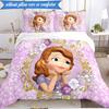 Set Biancheria da Letto 3 Pezzi Princess Sofia K-pop Music Group, Ideale per Camera da Letto, Dormitorio, Include Copripiumino e 2 Federe, Regali per Fan