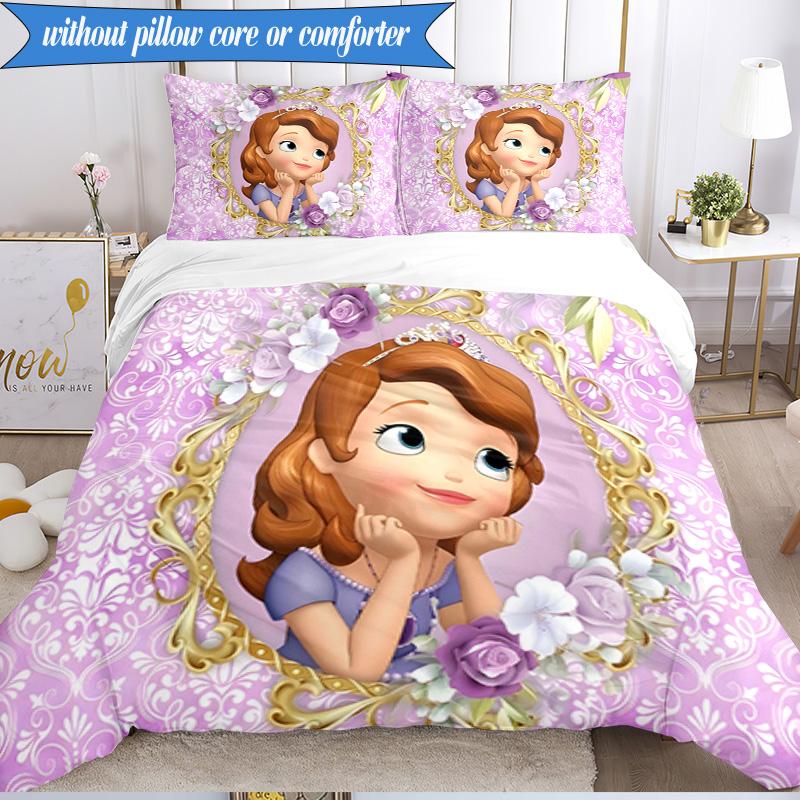 Set Biancheria da Letto 3 Pezzi Princess Sofia K-pop Music Group, Ideale per Camera da Letto, Dormitorio, Include Copripiumino e 2 Federe, Regali per Fan