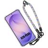 Coque pour Samsung Galaxy S26 Plus, Protection Transparente avec Bracelet Amovible Multicolore