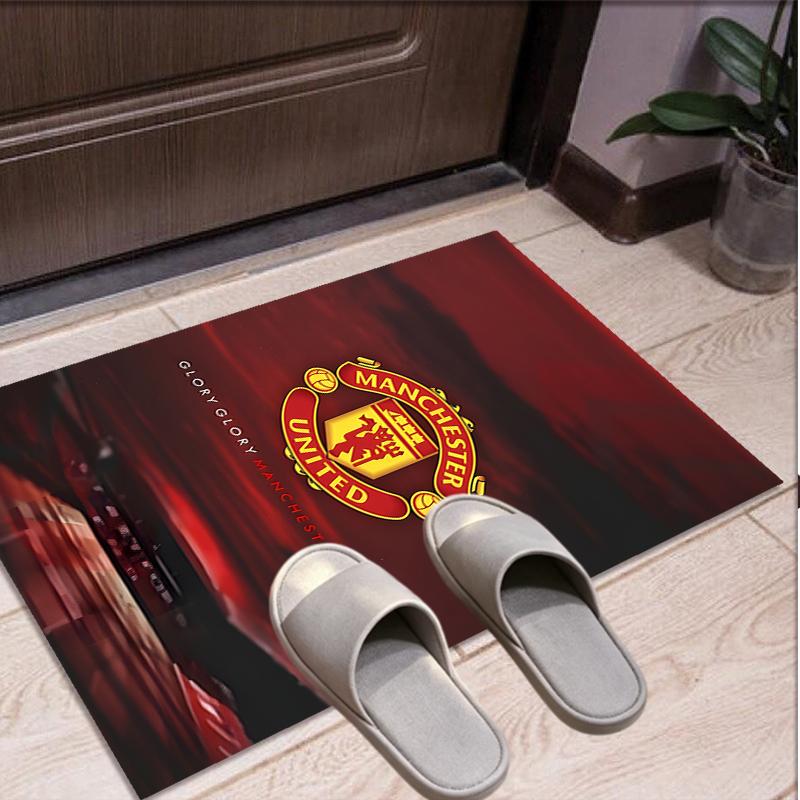 Football United F.C Pattern Rug, Indoor/Outdoor Mat, for Picnic, Gameroom, Bedroom, Office, Living Room, Home Decor Carpet, Birthday Gift