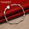 925 Sterling Silver 8-inch Exquisite Teardrop Bracelet for Women, Fashionable Wedding Accessories, Party Jewelry