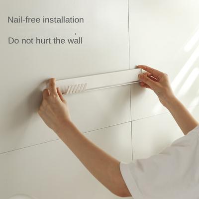 3991 Haken Klebstoff Stark Stanzfrei Badezimmer Toilette Handtuch Mantel Kapuze Haken Hängender Aufhänger Küche Wandhängend 6 Haken