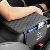 ACB2  1Pc Leather Auto Consoles Car Armrest Cushion with Storage Car Styling For Nissan Nismo Qashqai Teana X Trail T32 T31 Tiida Juke