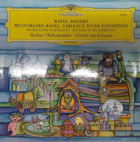 LP Record MAURICE RAVEL  MODEST MUSSORGSKY   Bolero  Pictures At An Exhibition 139010 Deutsche Grammo Germany Classical Used