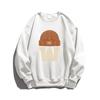 2025 Autumn/Winter Plus Velvet Thick Hoodie: Unisex Fox Cotton, Round Neck, Casual Korean Style