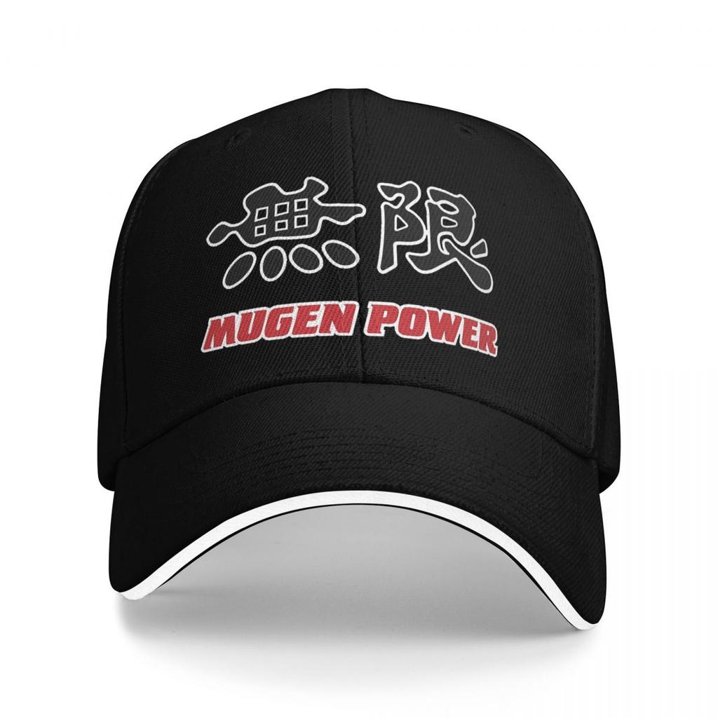 Unisex Baseball Hats Mugen Power Racing Logo Outdoor Streetwear Summer Sports Baseball Caps Hip Hop Cap Casquette Hats