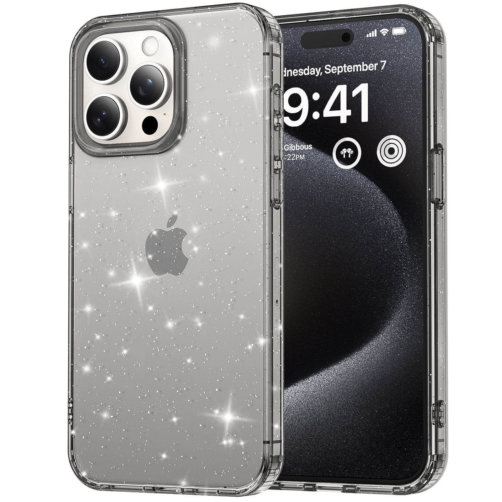 

For Apple 17 Promax Antibacterial Magnetic Phone Case for IPhone 16 Starry Glitter N52 Strong Magnetic Case For Apple 11