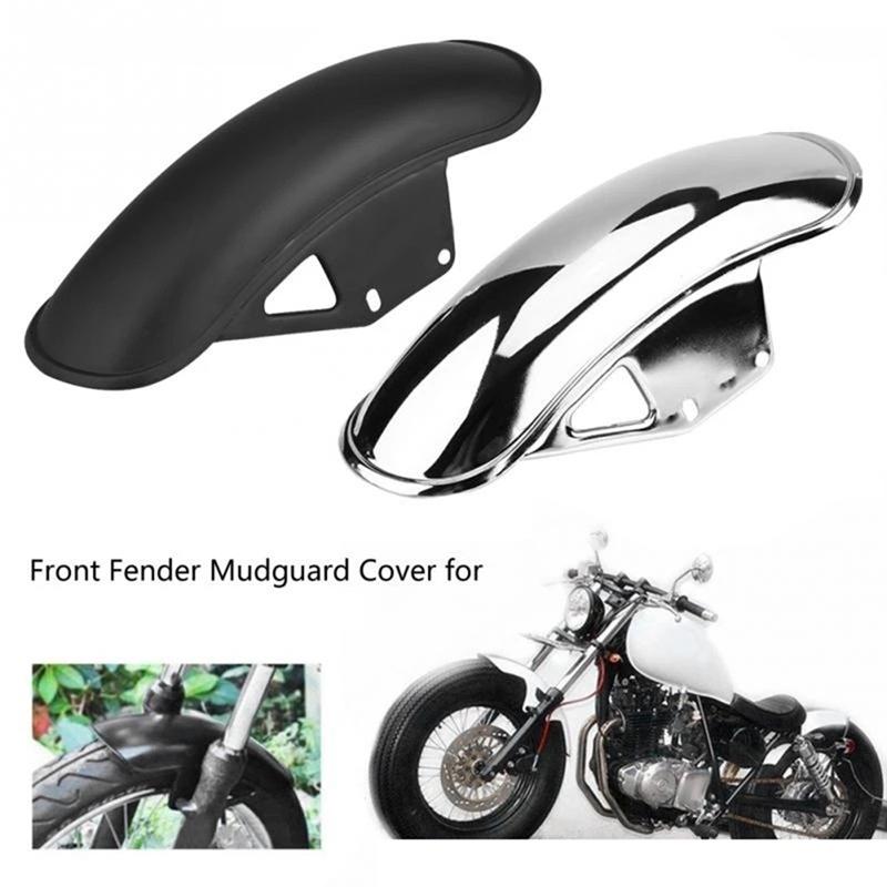 Authentic Motorcycle Front Fender Mud Flap Guard Fairing Mudguard Cover For Suzuki GN125 GN250(Silver) Parts