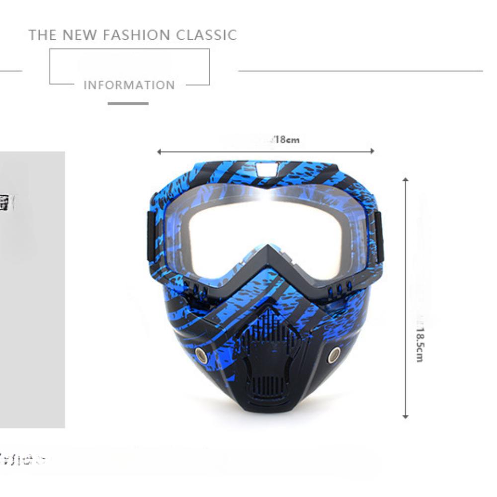 Retro face masks, goggles, off-road motorcycles, racing goggles, outdoor cycling glasses, skiing