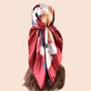 High Quality Shawl Satin Silk Square Scarf Women Flower Neckerchief Ladies Headband Hair Bands Print Foulard Hijab Wraps Bandana