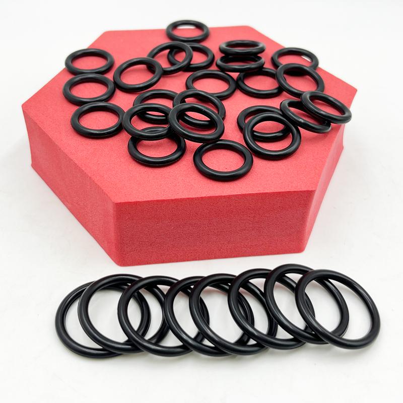 100/20pcs Oring CS1/1.5/2/2.4/3.1/4mm O Ring Sealing Washer NBR Ring Plumbing Round Rubber Gasket Oil Resistant High Temperature