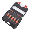 Bit Carrying Case Countersink Drill Bit Portable Total Length Blade Length Uniform Holes Carrying Case Woodworking Tasks Compact