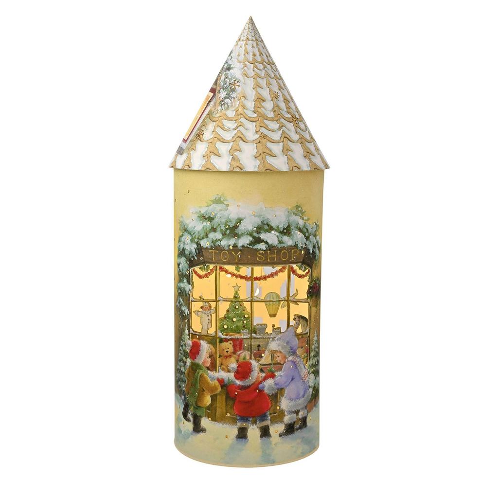Regal Tidings LED Large Round House Lantern - Toy Shop