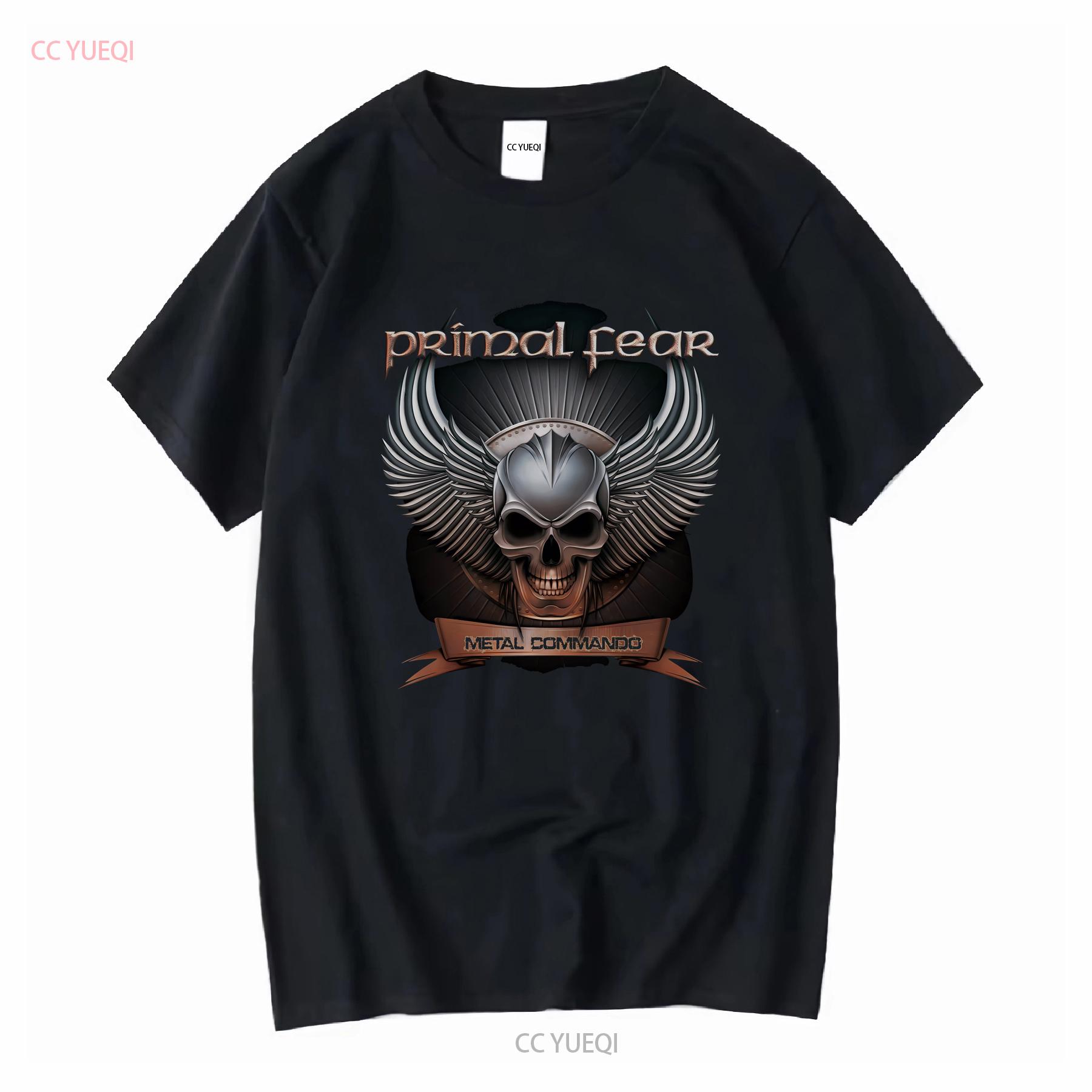 

Primal Fear Metal Commando Heavy Band T Shirt vintage Washed Slightly Breathable homme Casual Stretched Unisex Comfortable 4XL