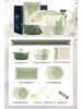 Kangmo Creamy Ceramic 36-Piece Dinnerware Set with Casserole