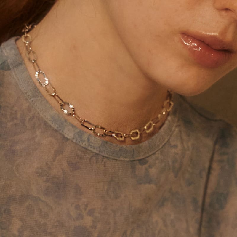 

BSWAN 25SS Lighting Necklace Silver