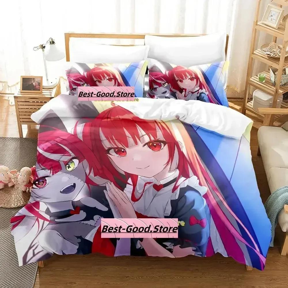 Kureiji Ollie Bedding Set Single Twin Printed Bed Set With Pillowcase Bed Duvet Cover Soft Single Double Queen Super King Size