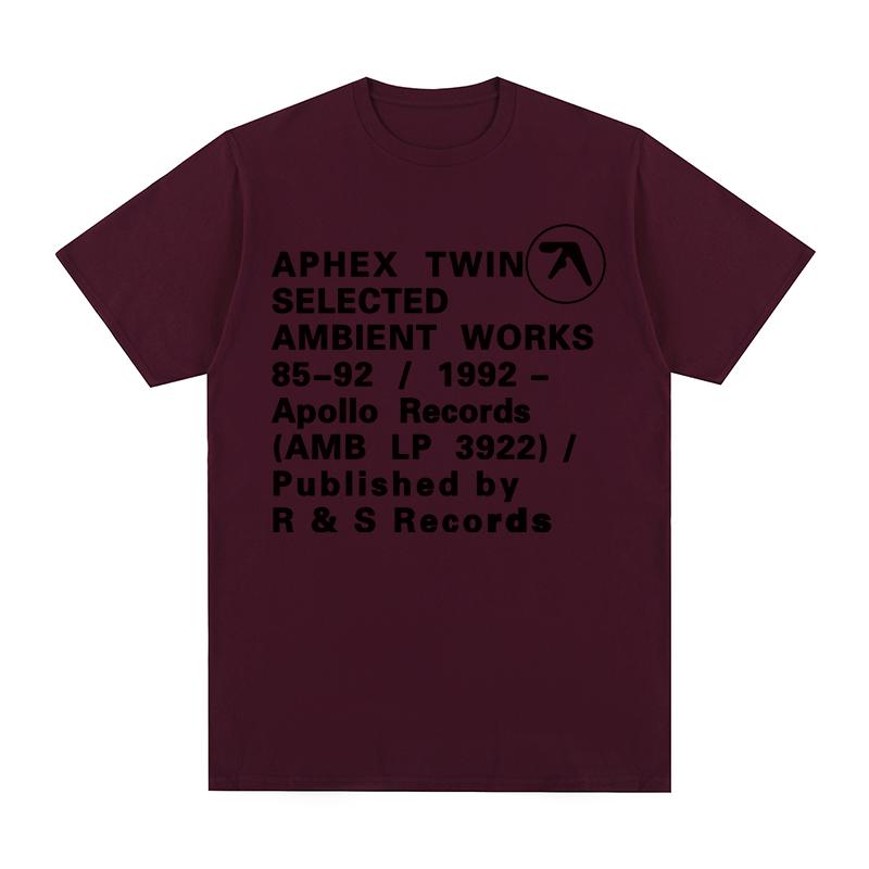APHEX TWIN Vintage T-Shirt Y2K Streetwear Kleidung Geburtstagsgeschenk Baumwolle Herren T-Shirt Neues T-Shirt Damen Tops