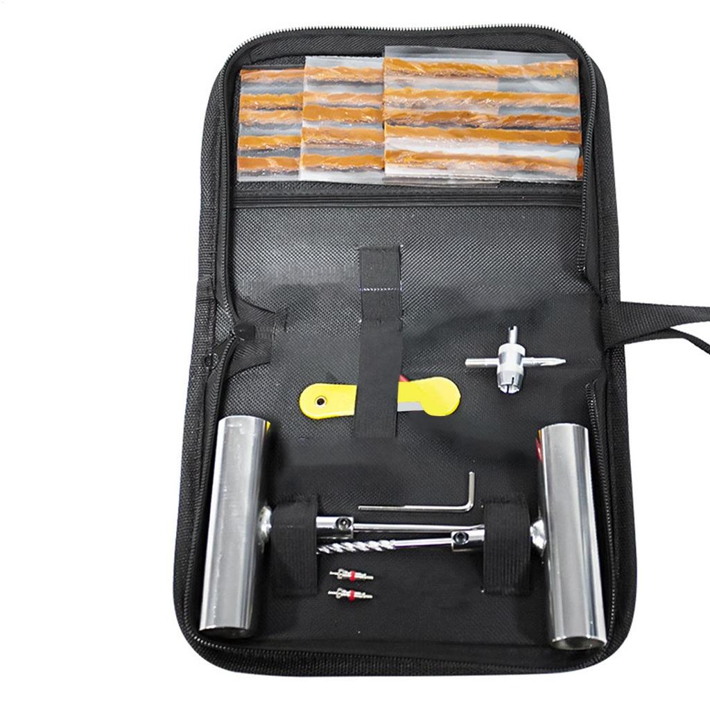 Tire Patch Kit, Tire Repair Kit with Plugs - Heavy Duty Tire Patch Kit