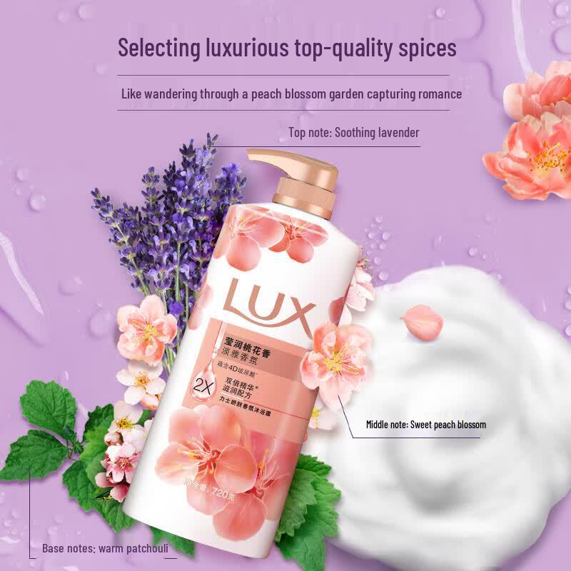 LUX Peach Blossom Scented Body Wash