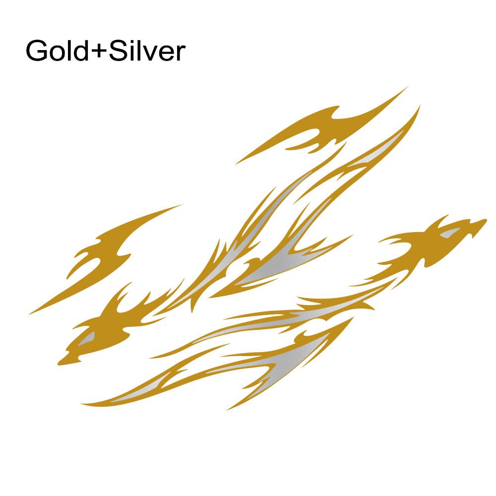 Car Engine Hood Sticker Sports Racing Flame Dragon Totem Car Door Side Vinyl Decal Self-Adhesive Auto Decor Sticker Accessories