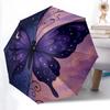 1pc Butterfly Fantasy One Umbrella  a Plastic Hle, Compact  Stylish, with a Vibrant Cartoon Pattern, Perfect  Home, Travel