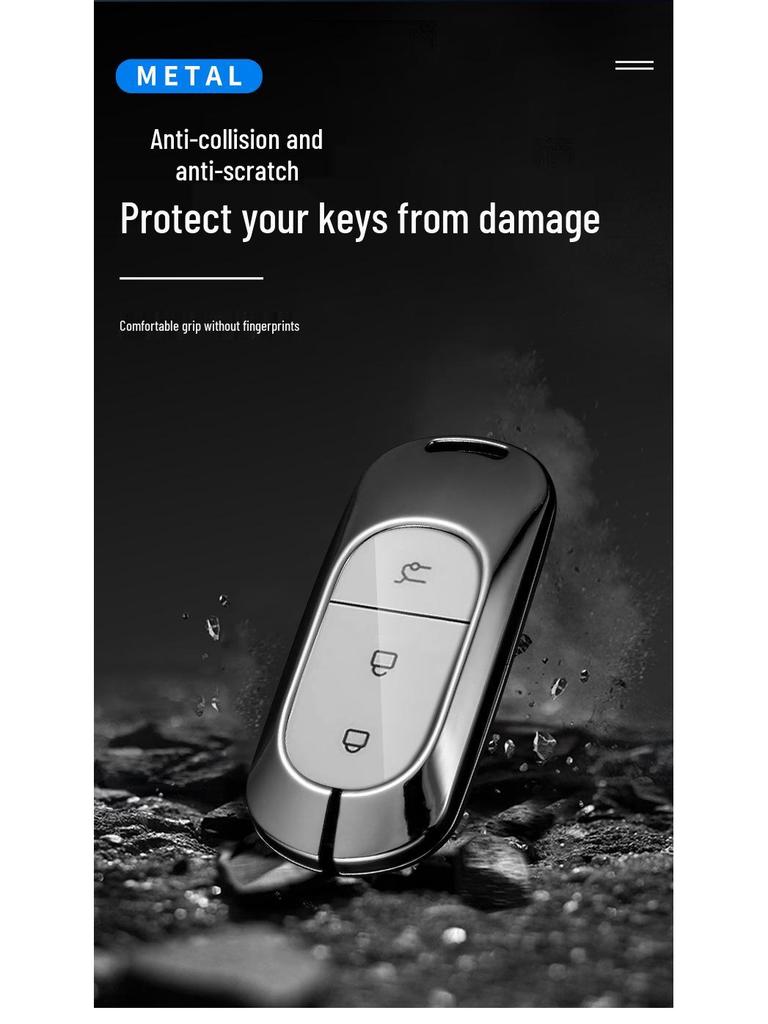 2023 Leapmotor C11 Key Case: Metal Shell T03 Pendant with Full Wrap Buckle