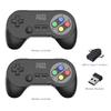 Retro Wireless Gamepad with Dual Receiver, Classic Controller for PC DInput, Android, Arcade Emulators