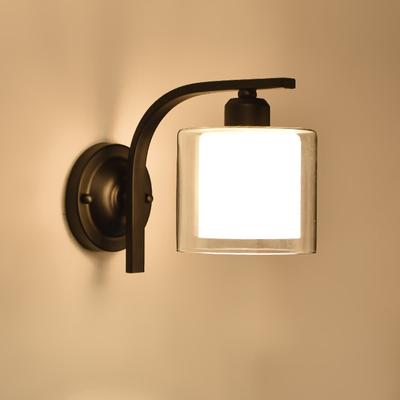 LED Schmiedeeisen Wandleuchte Amerikanischer Stil Einfache Schlafzimmer Nachttischlampe Arbeitszimmer Balkon Treppenhaus Ingenieurwesen Flurleuchten