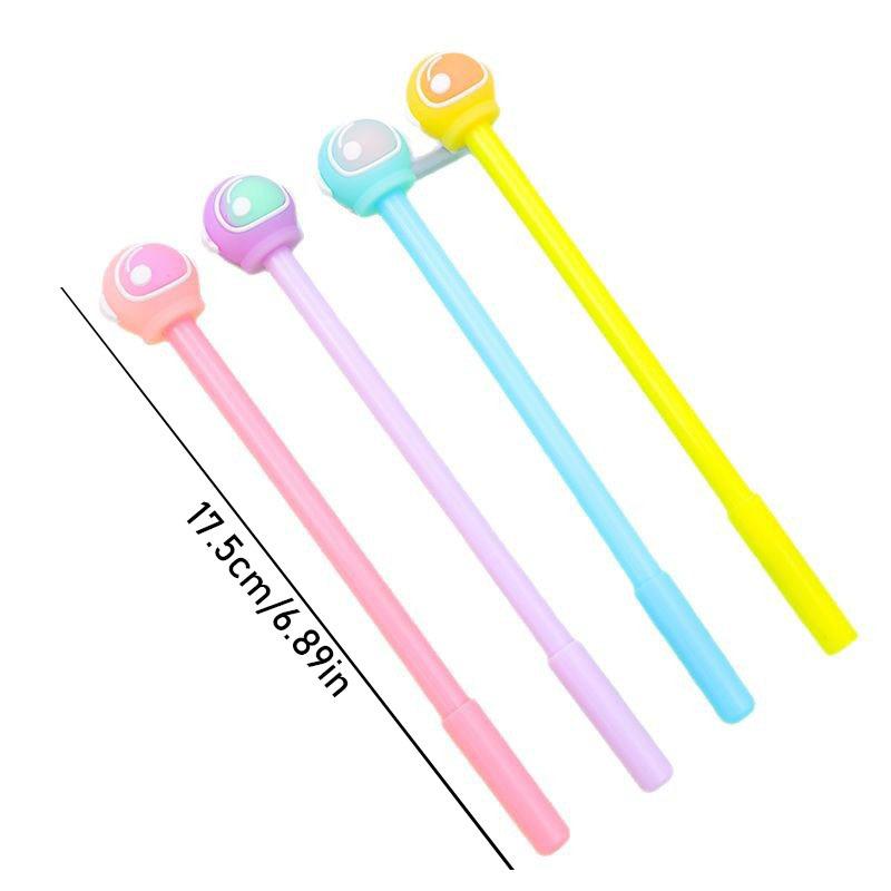 2Pcs Cute Kawaii School Office Supplies Novelty Creative Stationery Sweet Lovely Pretty Candy Neutral Pen