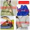 Waterproof No-Sew Down Jacket Repair Patch - Self-Adhesive Fashion Applique for Mending Clothes