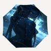 Avatar Jungle Adventure: Automatic Opening/Closing Umbrella with Foldable Design and Iron Frame Perfect Gift for Fans, Travelers, and Daily