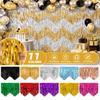 6.56ft Length Metallic Fringe Garland Tinsel Streamers Banner  Stage Party Decoration